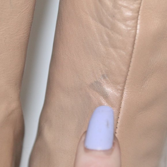 Vintage 80's Giorgio Beverly Hills Gloss Leather Knee High Boots - Picture 11 of 16